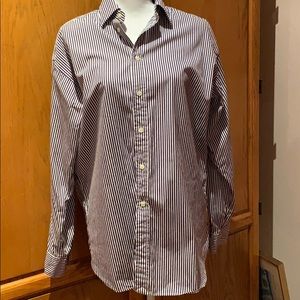 Ralph Lauren Polo purple striped menswear blouse